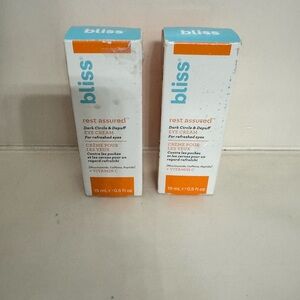 Bliss Orange and White Eye Cream for Radiant Skin